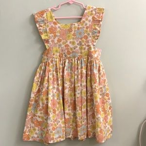Wren & James collab with Wunderkin Co. Bow company. Size 5/6. Vintage floral.